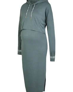 River Island maternity dress and jumper set Green Outlet