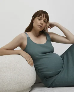River Island maternity dress and jumper set Green Outlet