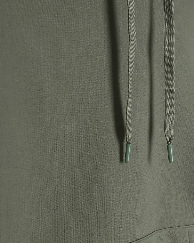 River Island Green regular fit plain hoodie Khaki Online