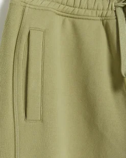 River Island regular fit rib panel joggers Green Outlet