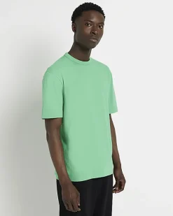 River Island Regular fit t-shirt Green Outlet