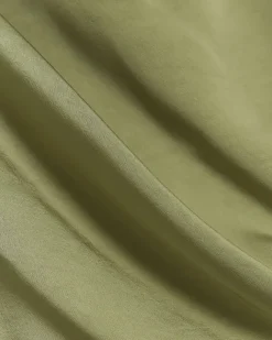 River Island satin open back jumpsuit Green Online