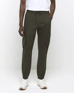 River Island slim fit ripstop cargo trousers Green Sale