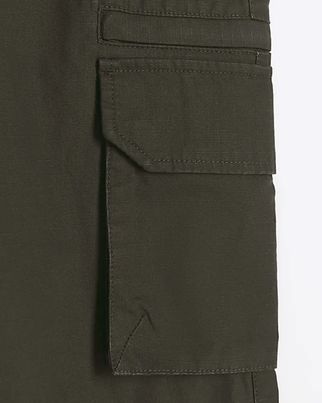 River Island slim fit ripstop cargo trousers Green Sale