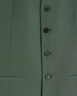 River Island slim fit waistcoat Green Clearance