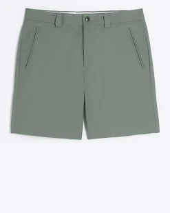 River Island tapered fit shorts Green New