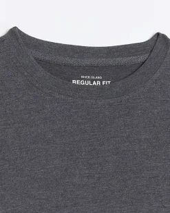 River Island marl regular fit t-shirt Grey New