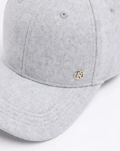 River Island melton cap Grey Best