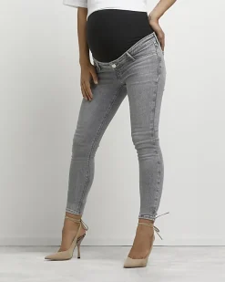 River Island Molly maternity skinny jeans Grey Discount
