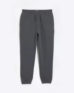 River Island regular fit cuffed joggers Grey Fashion