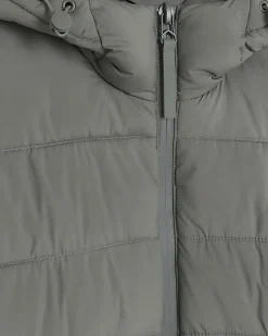 River Island regular fit hooded puffer jacket Grey Online