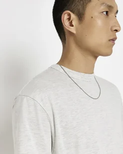 River Island regular fit t-shirt Grey Online