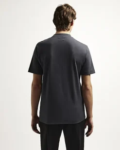 River Island RI Studio Slim fit High Neck T-shirt Grey Clearance