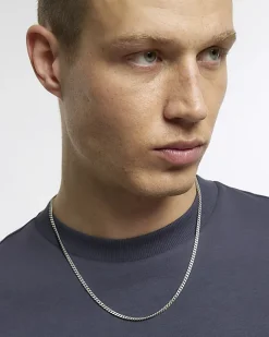 River Island RI studio slim fit t-shirt Grey Sale