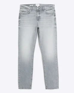 River Island skinny fit faded jeans Grey Best