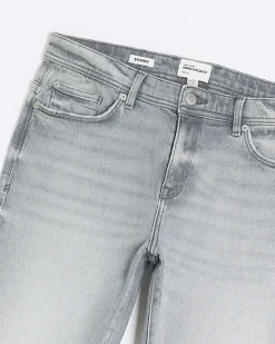 River Island skinny fit faded jeans Grey Best
