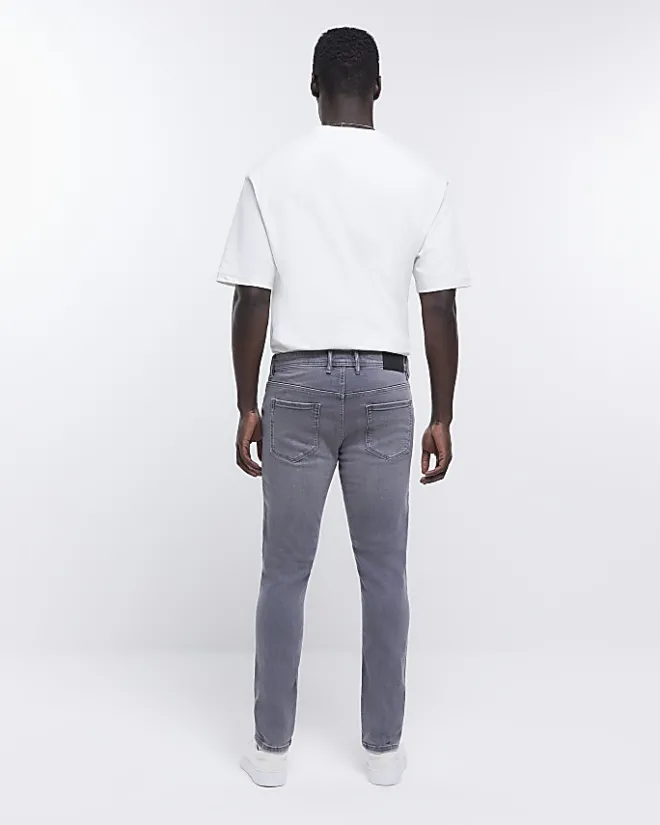 River Island skinny fit jeans Grey Hot