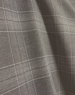 River Island slim fit check suit trousers Grey New