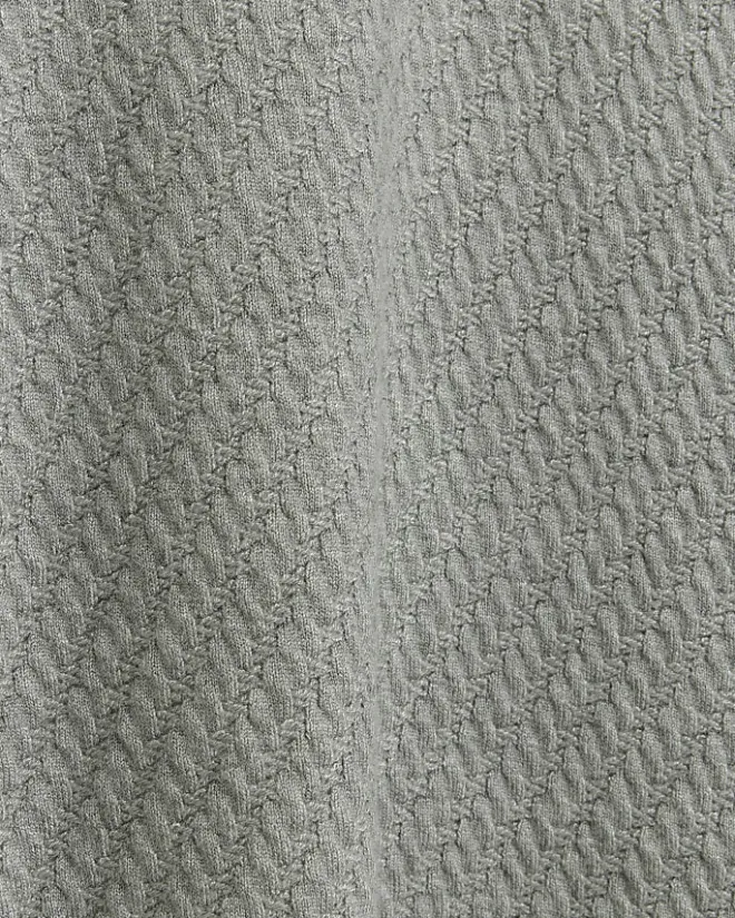 River Island slim fit diagonal half zip jumper Grey Best