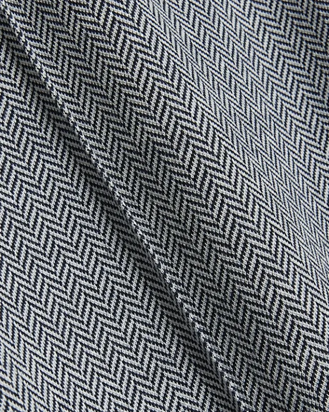River Island slim fit smart herringbone joggers Grey Online