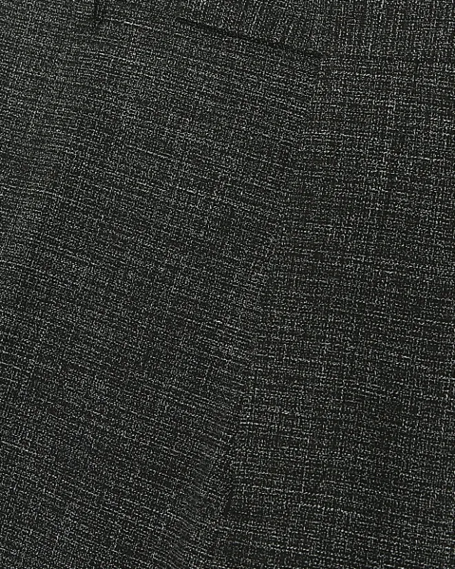 River Island slim fit textured smart trousers Grey Sale
