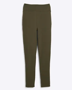River Island high waisted leggings Khaki Outlet