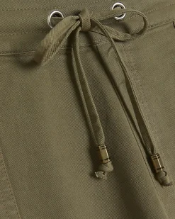 River Island lyocell drawstring shorts Khaki Best