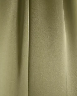 River Island satin pull on wide leg trousers Khaki New