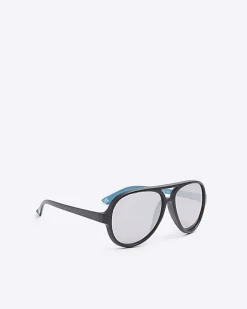 River Island Mini boys aviator sunglasses Black Online