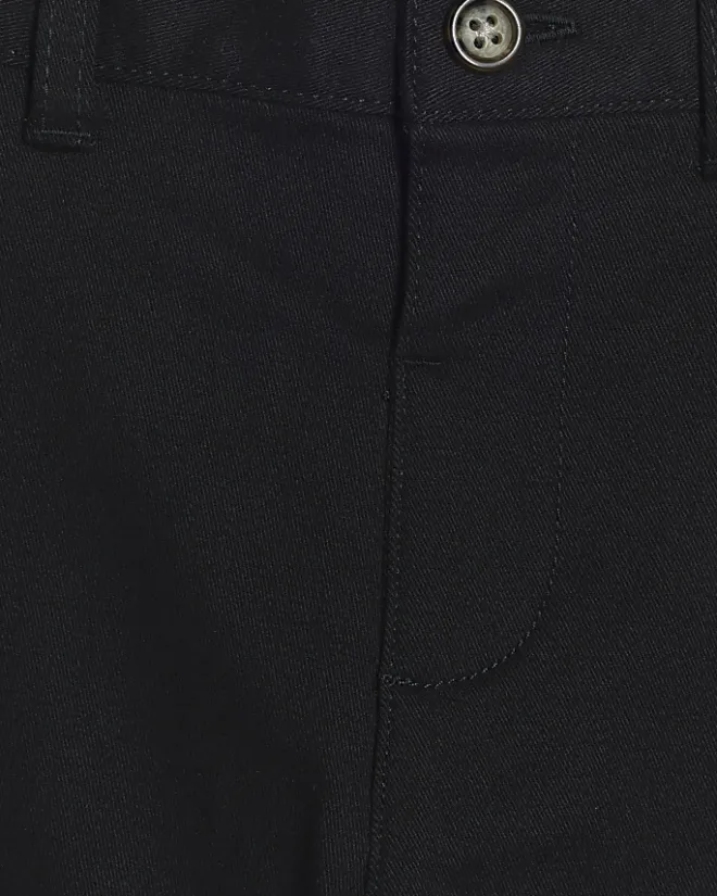 River Island Mini boys smart chino trousers Black Hot