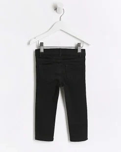 River Island Mini girls Molly jeggings Black New