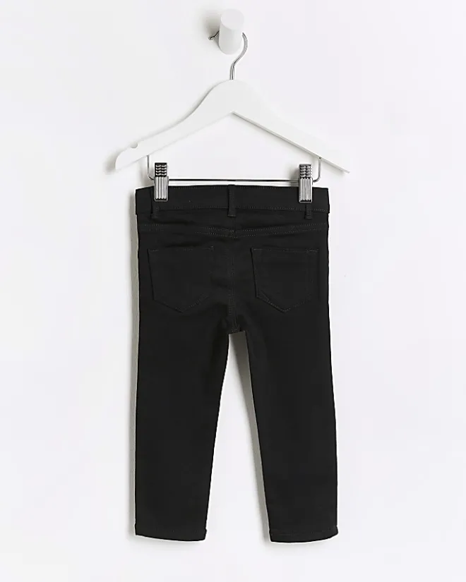 River Island Mini girls Molly jeggings Black New