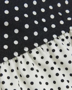 River Island Mini girls polka dot bikini set Black Online