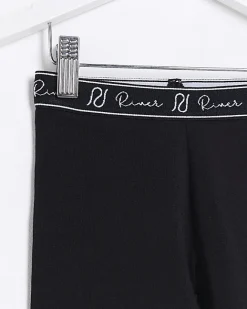 River Island Mini Girls RI Cycling Shorts Black Fashion