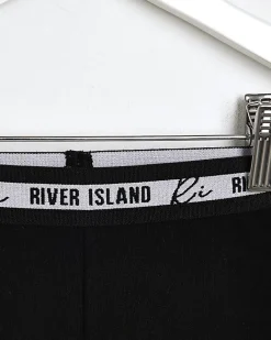 River Island Mini girls RI Cycling Shorts Black Hot
