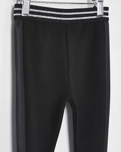 River Island Mini girls stripe leggings Black Online