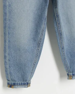 River Island Mini girls mom jeans Blue Online