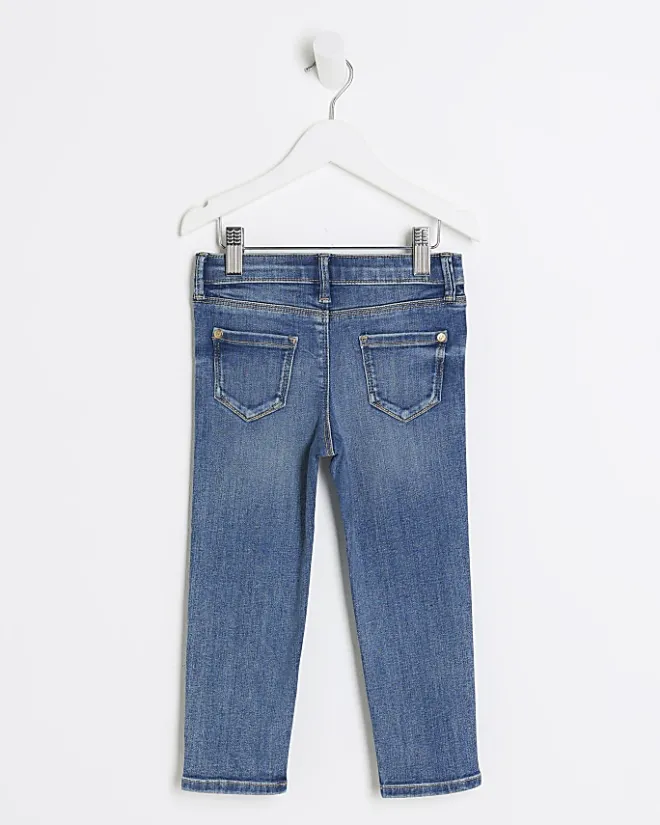 River Island Mini girls skinny jeans Blue Hot
