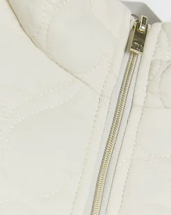 River Island Mini girls heart padded jacket Cream Best