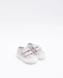 River Island Mini Girls Strap Superga Trainers Pink Online