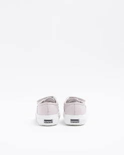 River Island Mini Girls Strap Superga Trainers Pink Online