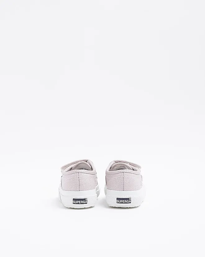 River Island Mini Girls Strap Superga Trainers Pink Online