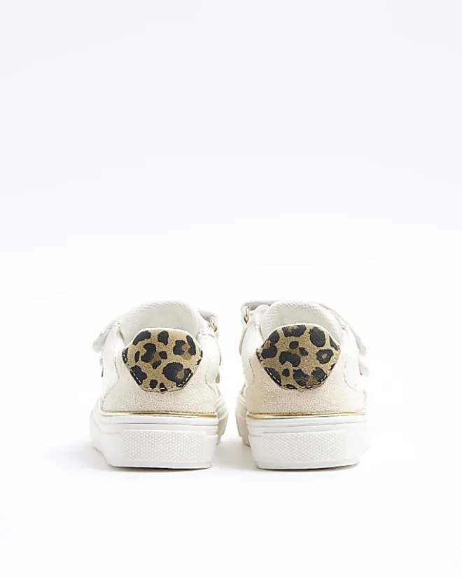 River Island Mini girls star velcro trainers White Fashion