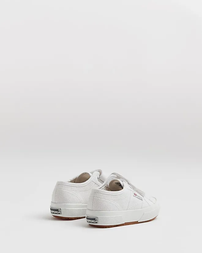 River Island Mini girls superga velcro shoes White Outlet