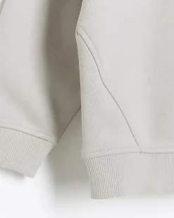 River Island Mini Hoodie Stone Clearance
