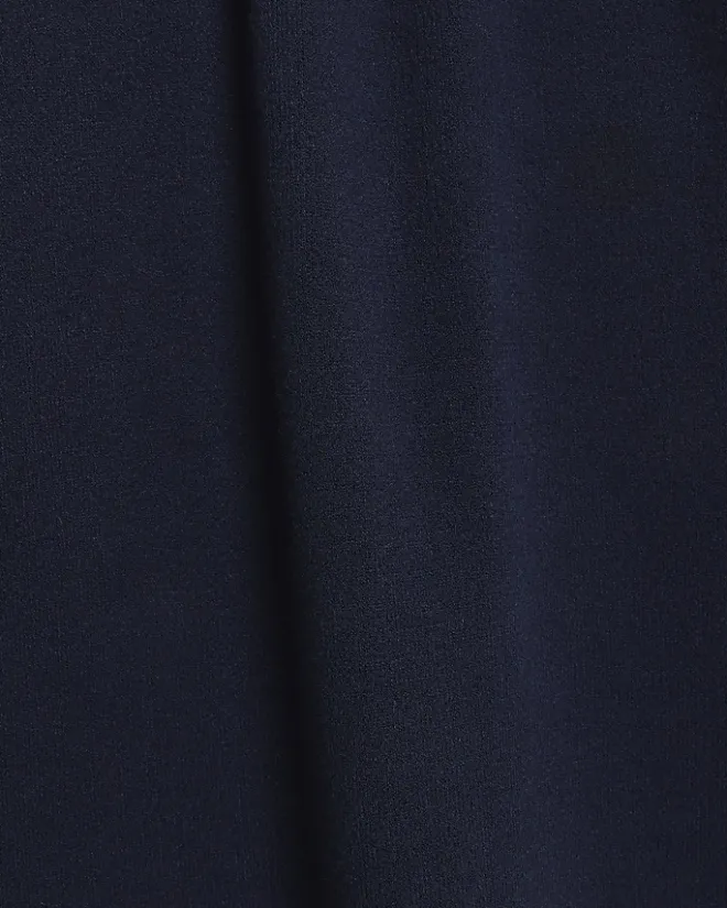 River Island Navy knitted maxi skirt Blue Clearance
