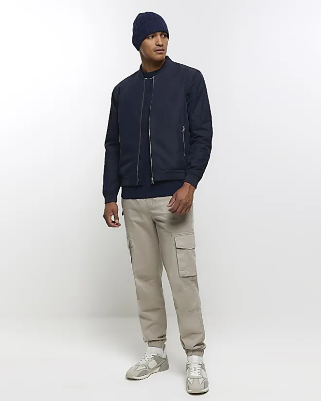River Island multipack of 5 slim fit t-shirts Navy Sale