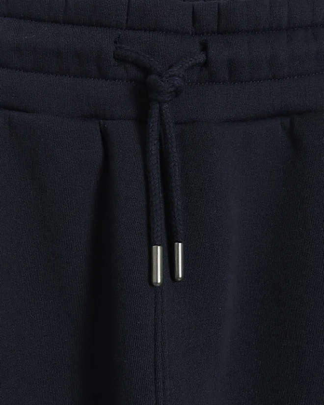 River Island Regular Fit Graphic tracksuit Joggers Navy Sale