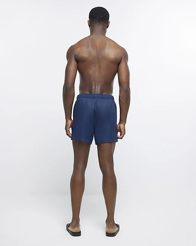 River Island regular fit multipack of 2 swim shorts Navy Sale