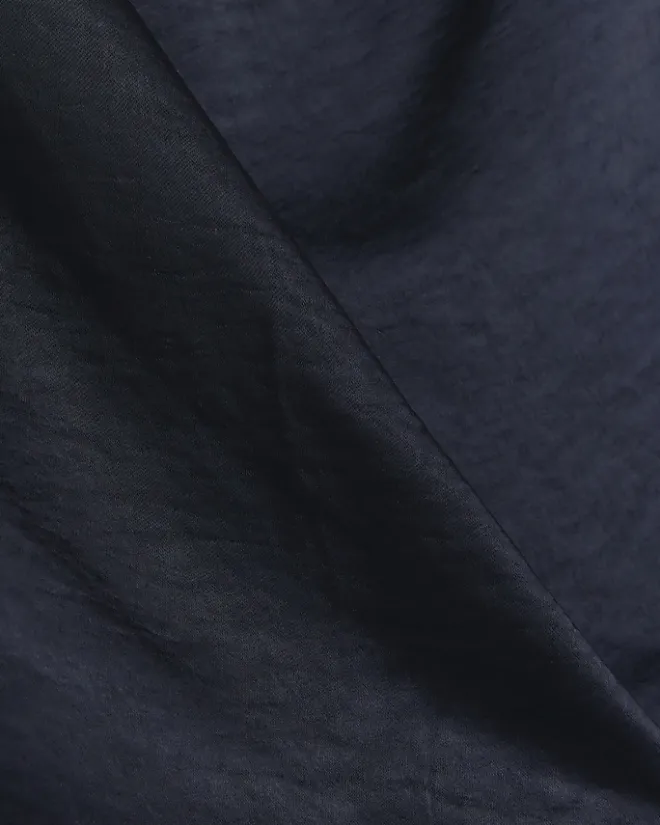 River Island Navy satin open back jumpsuit Blue Online
